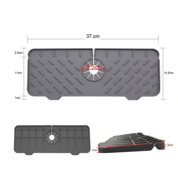 TAPETE PROTECTOR DE SILICONA PARA LAVADERO DE COCINA